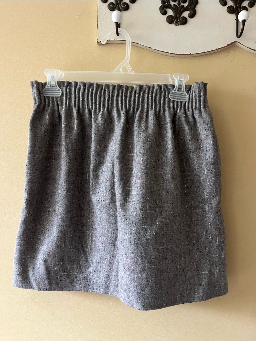 J Crew Wool Blend Mini Skirt